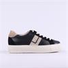 Paul Green Side Panel Laced Trainer - Black Gold